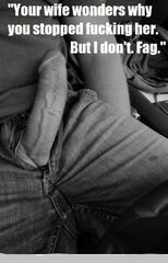 Why you stopped fucking wife