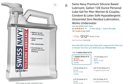 1 gallon of silicone lube ordered