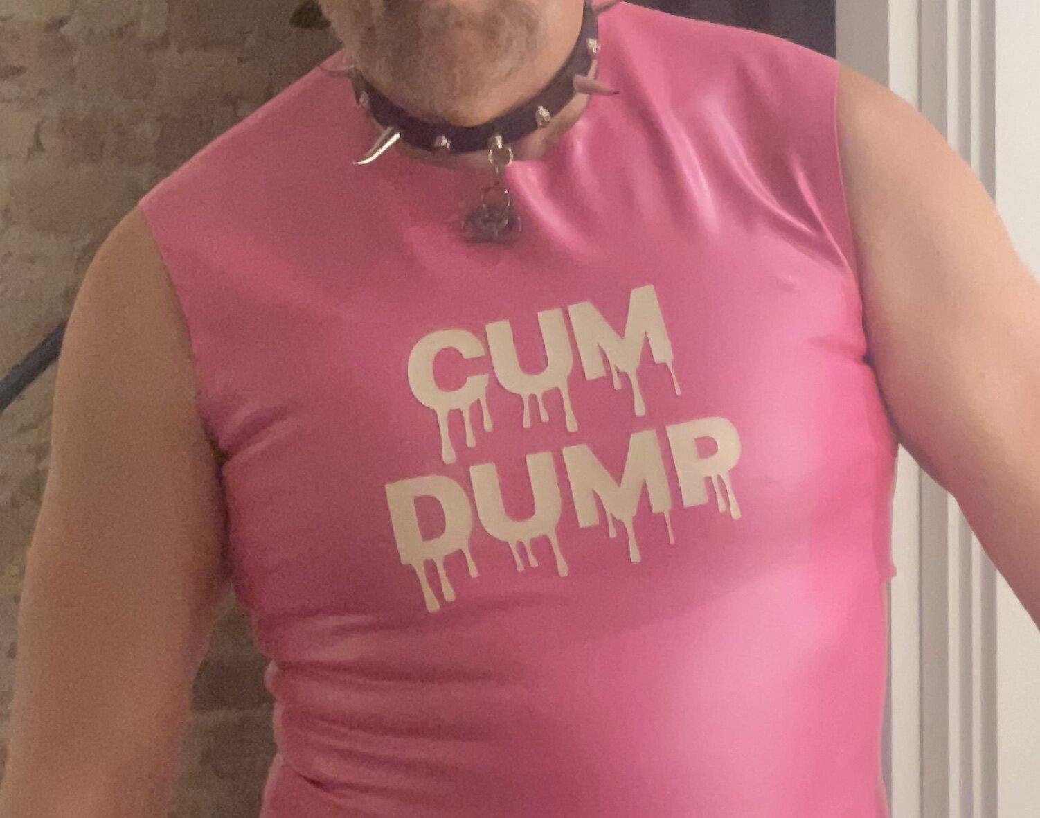 Showing off AIDS faggot