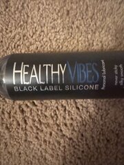 "Healthy Vibes" lube