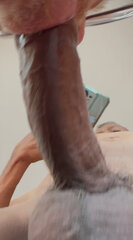Sucking Asian cock