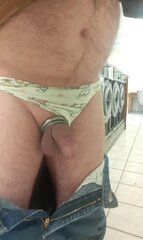 horny daddy at laundromat made me suck