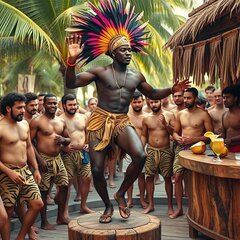 part 20 African themed dancer